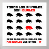 Poster Todos los animaux son iguales 2 (Devant)