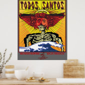 POSTER TODOS SANTOS BAJA MEXICO SURFBREAK SURFBREAK (Cuisine)