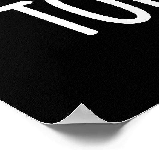 Poster Toe-gether Funny BIg Toe Pun Dark BG (Coin)