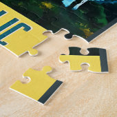 Poster toerisme Tsjechië Legpuzzel (Zijkant)