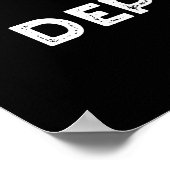 Poster Tofu. Ce sont des dépresseurs de langue Pun de nou (Coin)