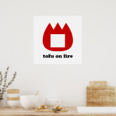 Poster 📛 tofu en feu (Cuisine)