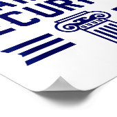 Poster Toga Party Security - Funny Toga Party Costume (Coin)