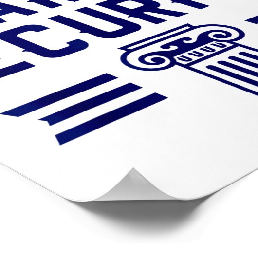 Poster Toga Party Security - Funny Toga Party Costume (Coin)