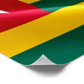 Poster Togo - Drapeau d'agitation - (Coin)