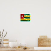 Poster Togo - Drapeau d'agitation - (Cuisine)