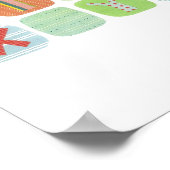 Poster Toile ABC colorée (Coin)