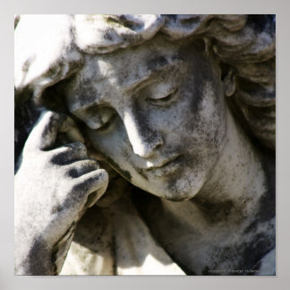 Poster Toile Angel Thinking