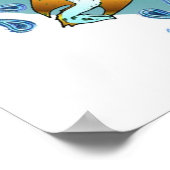 Poster Toile Bornholm Blues Imprimer - Dans le sens des a (Coin)