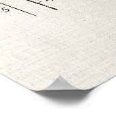 Poster Toile | Brevet d'ampoule légère (Coin)