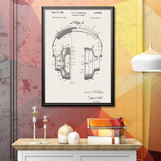 Poster Toile | Casques