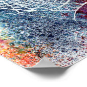 Poster toile d'araignée colorée (Coin)