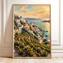 Toile d'art de campagne impressionniste