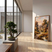 Poster Toile d'art mural impressionniste d'automne