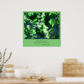 Poster Toile de jardin Haiku (Cuisine)