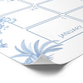 Poster Toile de Jouy Safari Devine le calendrier de la da (Coin)