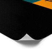 Poster Toile de la société de café en chat noir (Coin)