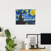 Poster Toile de nuit étoilée (Bureau à domicile)