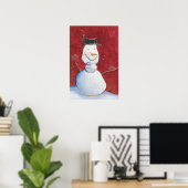 Poster Toile de Snowman (Bureau à domicile)