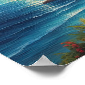 Poster Toile de Splendor Tropical (Coin)