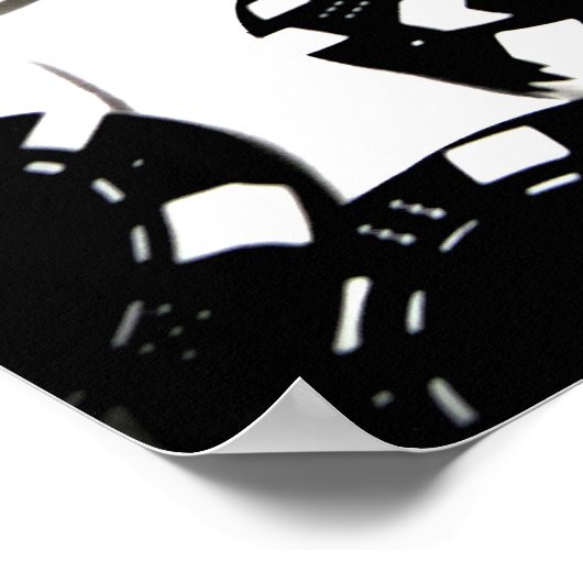 Poster Toile de vidage royale (Coin)