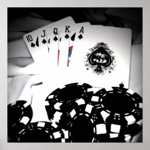 Poster Toile de vidage royale