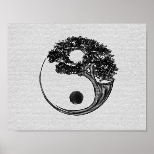 Poster Toile de Yin Yang (Devant)