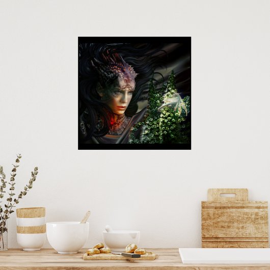 Poster Toile Dragons (Cuisine)