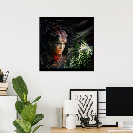 Poster Toile Dragons (Bureau à domicile)