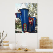 Poster Toile du petit château bleu (Cuisine)