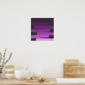 Poster toile_étapes_violet (Cuisine)