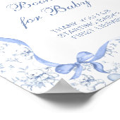 Poster Toile Floral Teddy Bear Livres pour bébé (Coin)