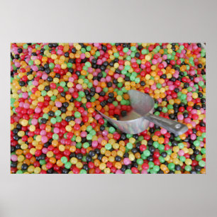 Poster Toile Jelly Bean Heaven Imprimer