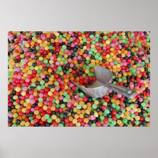 Poster Toile Jelly Bean Heaven Imprimer (Devant)