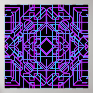 Poster Toile Neon Eon 1