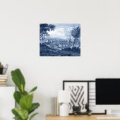 Poster Toile pastorale - Pont (Bureau à domicile)