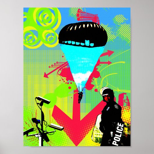 Poster Toile 'Patriot Act' (Devant)