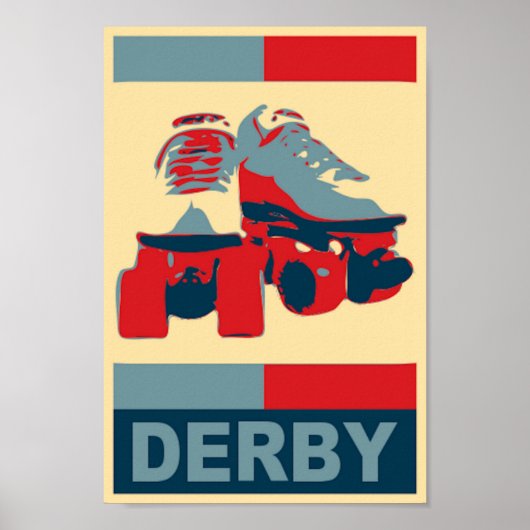 Poster Toile Pop Art Patriotique Derby Imprimer (Devant)