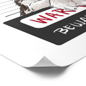 Poster Toile Recherchée Husky (Coin)