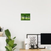 Poster Toile Shellis Imprimer, Sans Cadre "La Forêt Magiq (Bureau à domicile)