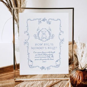 Poster Toile Vintage Ours en peluche Quelle taille a momm