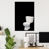 Poster Toilet (Bureau à domicile)