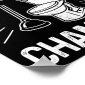 Poster Toilet Clogging Chamon Funny Graphic Toilet Cloggi (Coin)