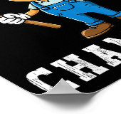 Poster Toilet Clogging Chamon Funny Plumber Humor Joke Da (Coin)