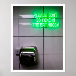 Poster Toilette de Glasgow