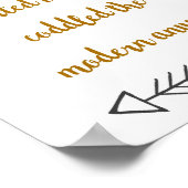 Poster Toilette Papier Drôle Citation de salle de bain (Coin)