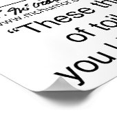 Poster Toilettes avec trois feuilles de TP (Coin)