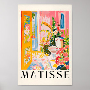 Poster Toilettes de salle de bain Maximaliste Art Mur, To