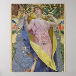 Poster Toilettes Féminines (panneau)