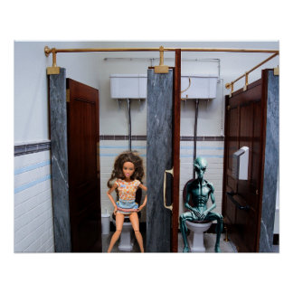 Poster Toilettes publiques.